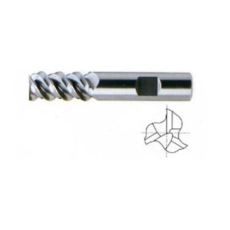 Yg-1 Tool 3 Flute Regular Length 60 Deg Helix Tin Coated Carbide 20565TN